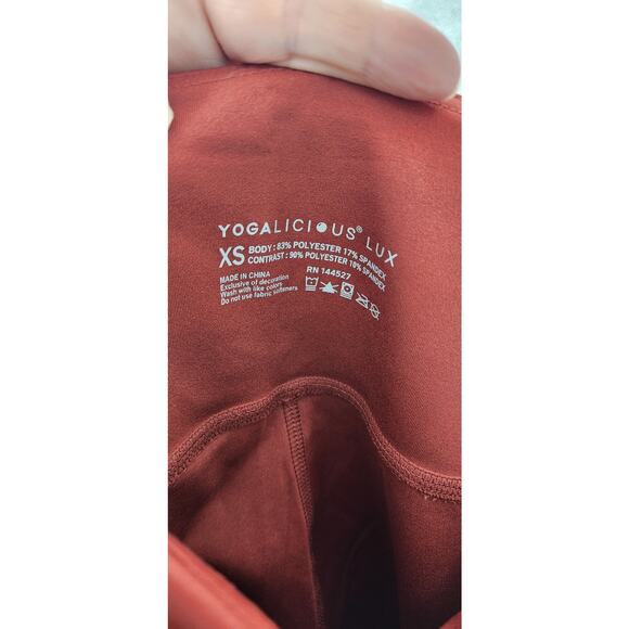 New NWT Yogalicious Style AT72734 Burnt Amber XS - Picture 4 of 7